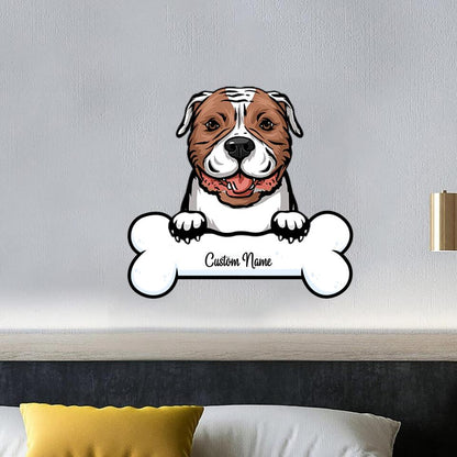 Custom Bulldog Metal Sign - Personalized Bulldog Metal Art - Dog Memorial Gifts - Metal Sign Laser Cut - Gifts For Bulldog Lovers - Ciaocustom