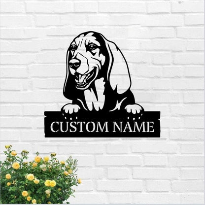 Custom Metal Sign - Personalized Beagle Dog Metal Sign - Beagle Dog Metal Wall Art - Metal Dog Sign - Beagle Dog Lover Gift - Dog Gift - Ciaocustom