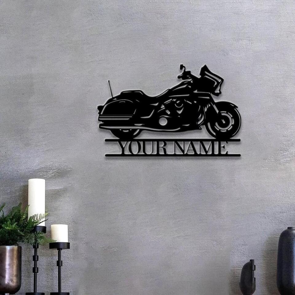 Personalized Motorcycle Signs - Road Glide Motorcycle Metal Sign - Motorcycle Sign - Metal Motorcycle Signs - Garage Decor - Ciaocustom