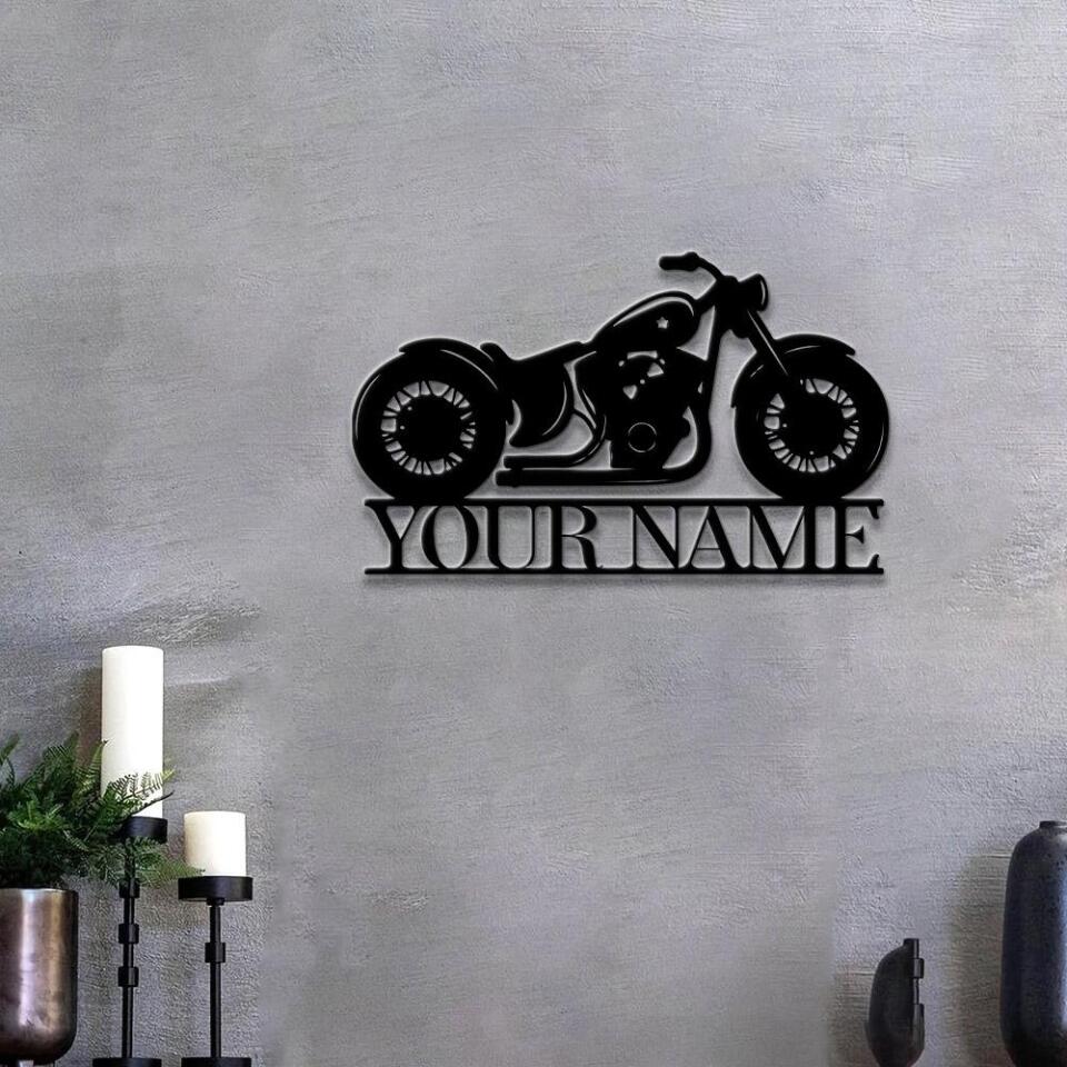 Custom Motorcycle Signs - Personalized Motorcycle Garage Signs - Iron 883 Motorcycle Metal Sign - Motorcycle Sign - Garage Decor - Ciaocustom
