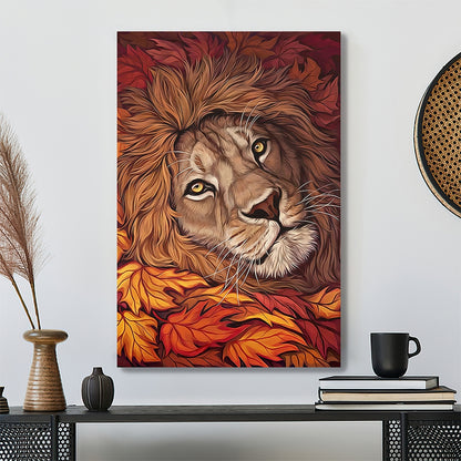Picture Of Jesus And Lion - Christ And Lion Picture - Jesus Poster - Jesus Lion Painting - Bible Verse Canvas Wall Art - Scripture Canvas - Ciaocustom