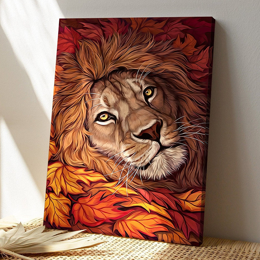 Picture Of Jesus And Lion - Christ And Lion Picture - Jesus Poster - Jesus Lion Painting - Jesus Canvas - Bible Verse Canvas Wall Art - God Canvas - Scripture Canvas - Ciaocustom