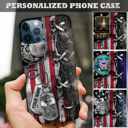 Veteran Custom Phone Case - Personalized Veteran Phone Case - Gift For Veteran