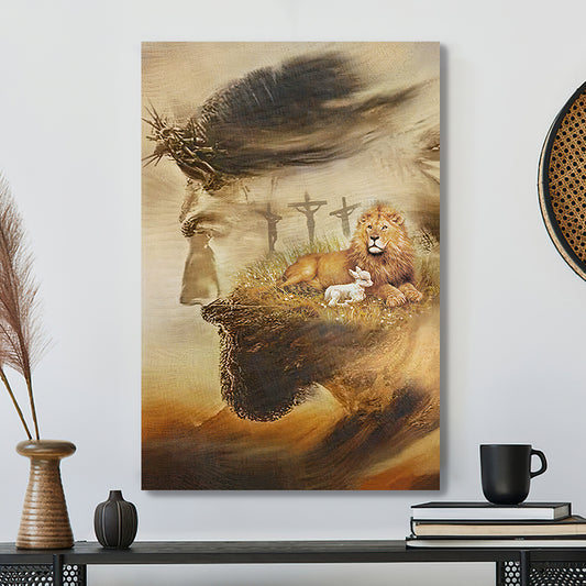 Scripture Canvas - Christian Canvas Art - Jesus And Animals Canvas Poster - Ciaocustom