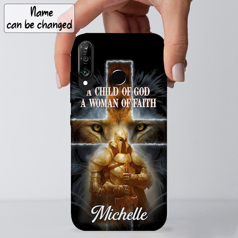 A Child Of God - Lion - Personalized Phone Case - Christian Phone Case - Jesus Phone Case - Bible Verse Phone Case - Ciaocustom