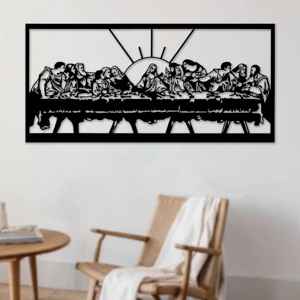 The Last Supper Metal Art - Jesus Last Supper Metal Sign - Christian M ...