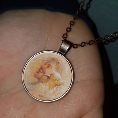 Little Lamb - Religious Necklace - Jesus Pendant - Catholic Necklace - Ciaocustom