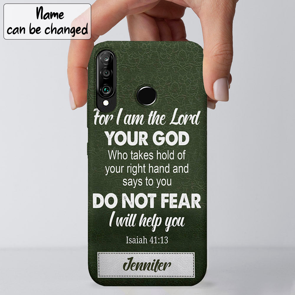 For I Am The Lord Your God - Personalized Phone Case - Christian Phone Case - Jesus Phone Case - Bible Verse Phone Case - Ciaocustom