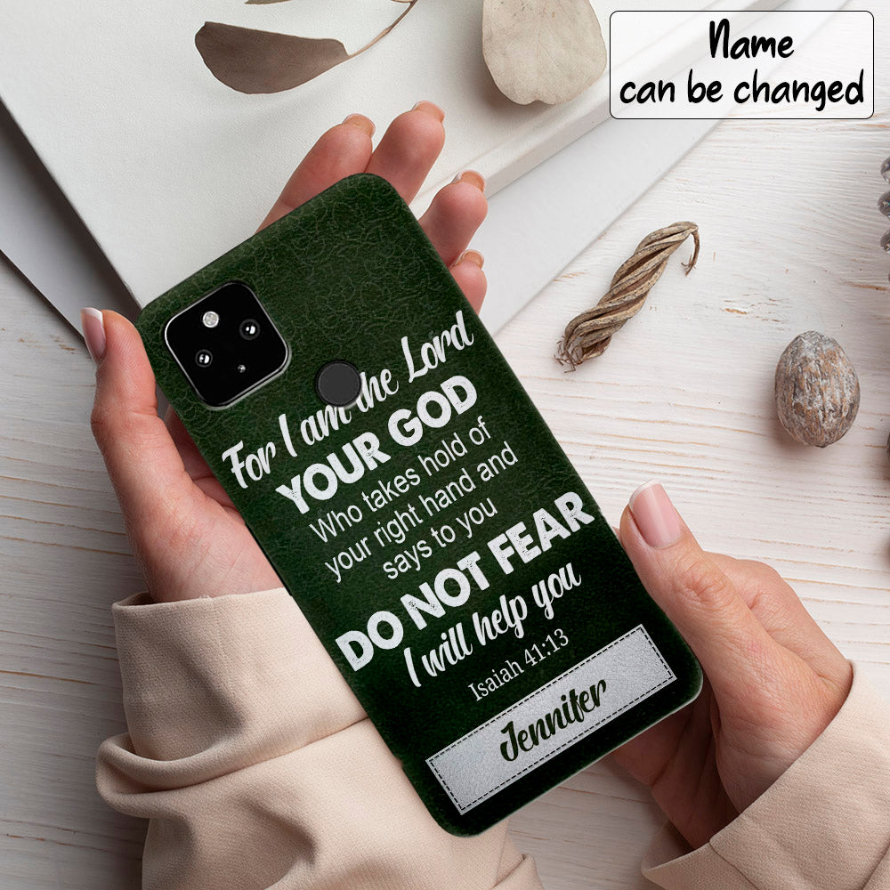 For I Am The Lord Your God - Personalized Phone Case - Christian Phone Case - Jesus Phone Case - Bible Verse Phone Case - Ciaocustom
