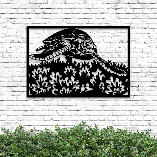 Sea Turtle Metal Sign - Metal Wall Art - Sea Turtle Gifts - Farmhouse Decor - Decor Decoration - Ciaocustom