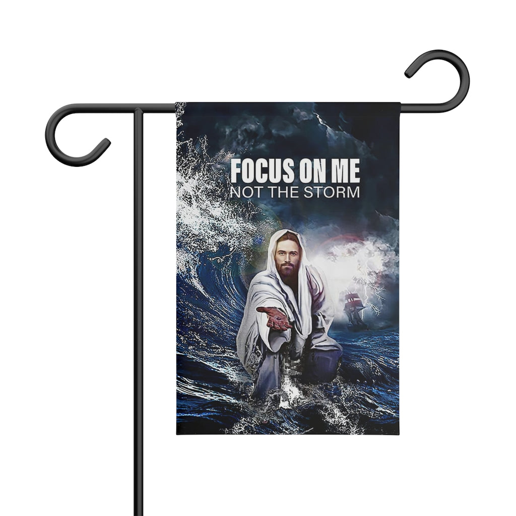 Focus On Me Not The Storm - Christian's Flag - Garden Decor - Garden Flag Stand - Christian Gift - Ciaocustom