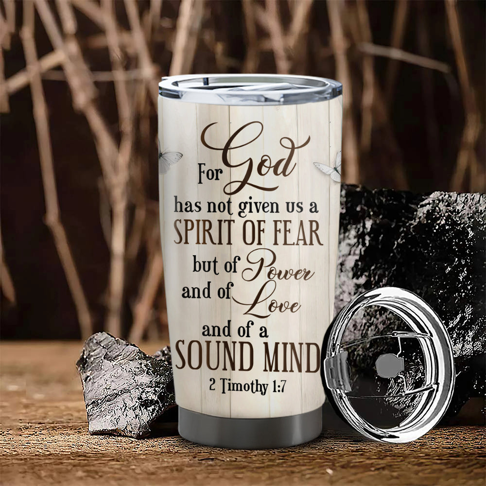 Faith And Cross - For God - Personalized Tumbler - Stainless Steel Tumbler - 20oz Tumbler - Tumbler For Cold Drinks - Ciaocustom