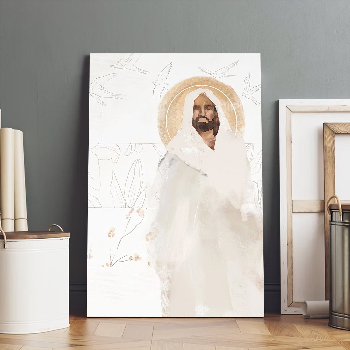 Consider the Lilies Canvas Posters - Jesus Canvas Wall Art - Ciaocustom