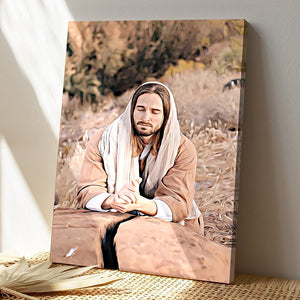 Jesus Canvas Wall Art 8 - Jesus Canvas Painting - Jesus Christ Poster - Jesus Poster - Bible Verse Canvas Wall Art - God Canvas - Scripture Canvas - Ciaocustom