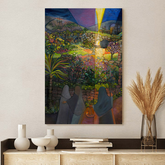Easter Morning Canvas Wall Art - Christian Wall Posters - Ciaocustom