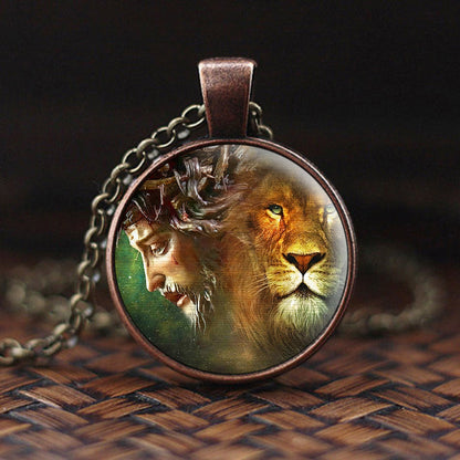 Lion Of Judah - Religious Pendant - Catholic Necklace - Ciaocustom