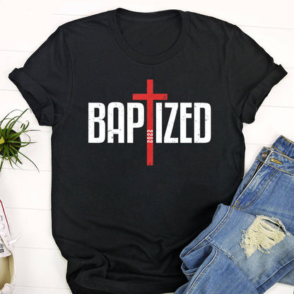 Baptized T-shirt - Cross Shirt - Baptism Of Christ Shirt - Christening T Shirts - Baptism Gifts - Ciaocustom
