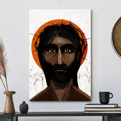 Jesus Christ Print - Jesus Canvas Poster - Jesus Wall Art - Christian Canvas Prints - Faith Canvas - Gift For Christian - Ciaocustom