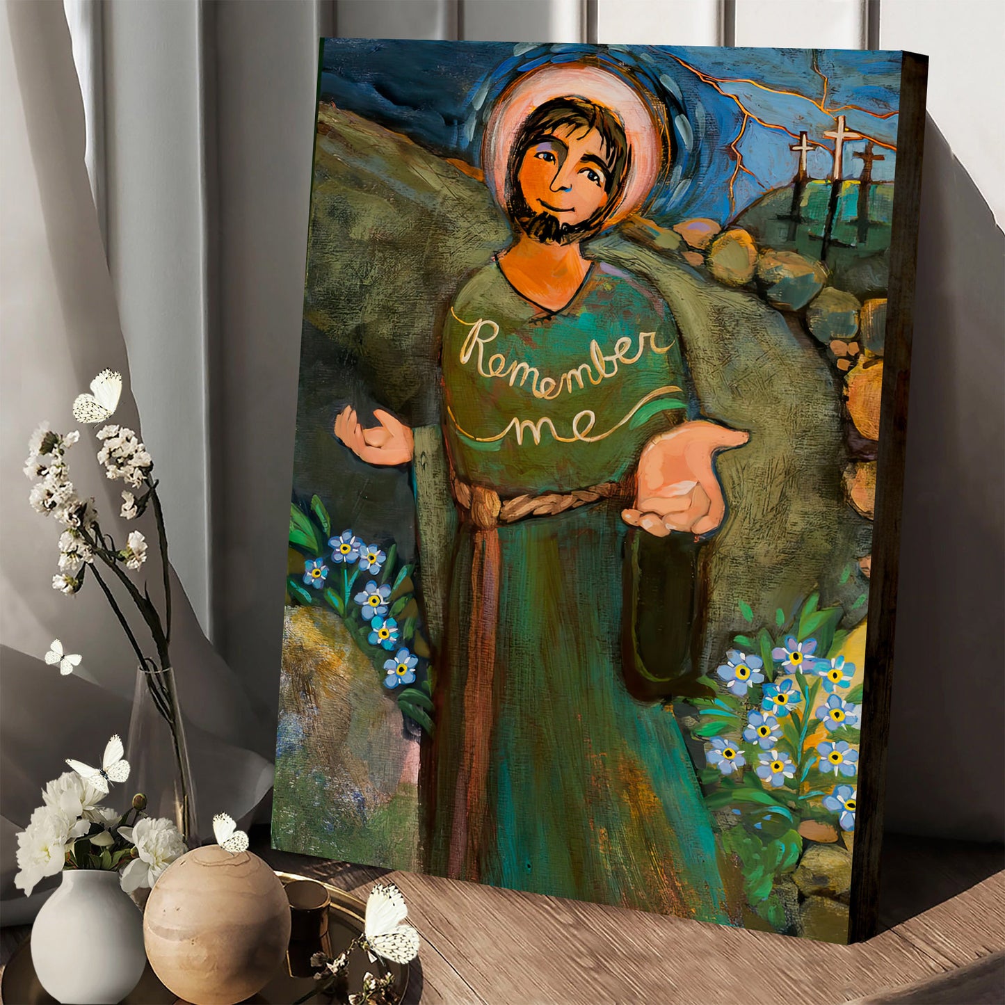 St. Dismas Canvas Wall Art - Religious Posters Catholic - Ciaocustom