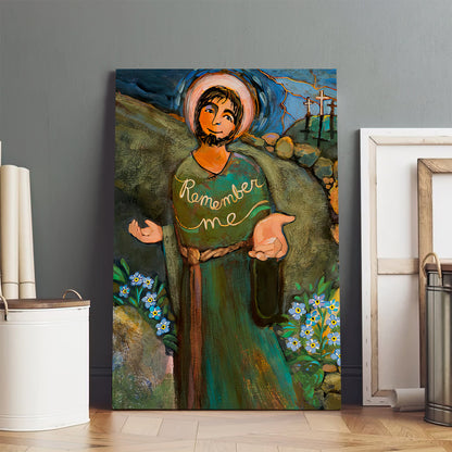 St. Dismas Canvas Wall Art - Religious Posters Catholic - Ciaocustom