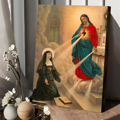 The Apparition Of Lord To Blessed Margaret Mary Alacoque - Ciaocustom