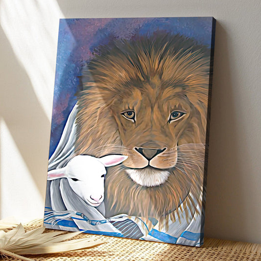Lion - Jesus Canvas 44 - Christian Gift - Jesus Canvas Painting - Jesus Poster - Jesus Canvas Art - Bible Verse Canvas Wall Art - God Canvas - Scripture Canvas - Ciaocustom