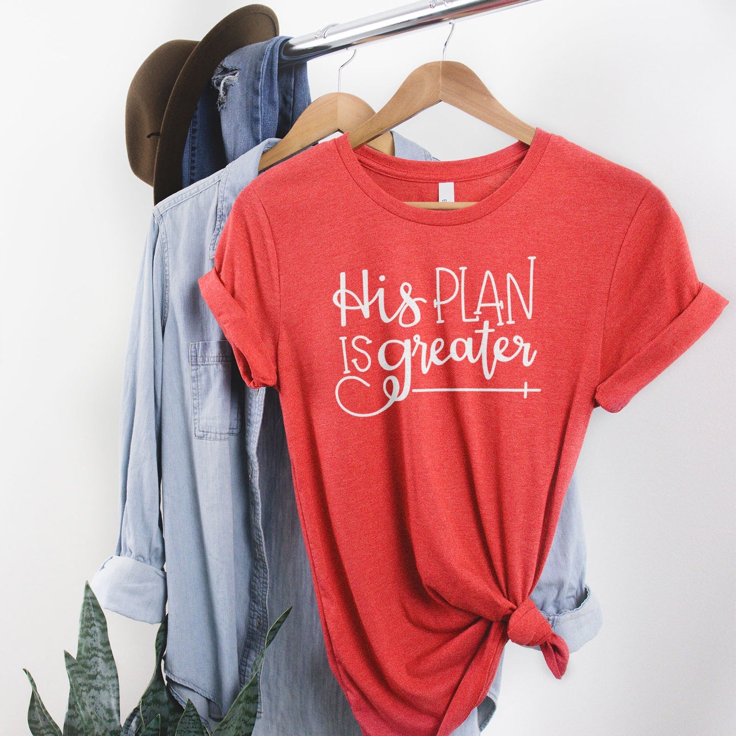 God is Greater Tee Shirts For Women - Christian Shirts for Women - Religious Tee Shirts