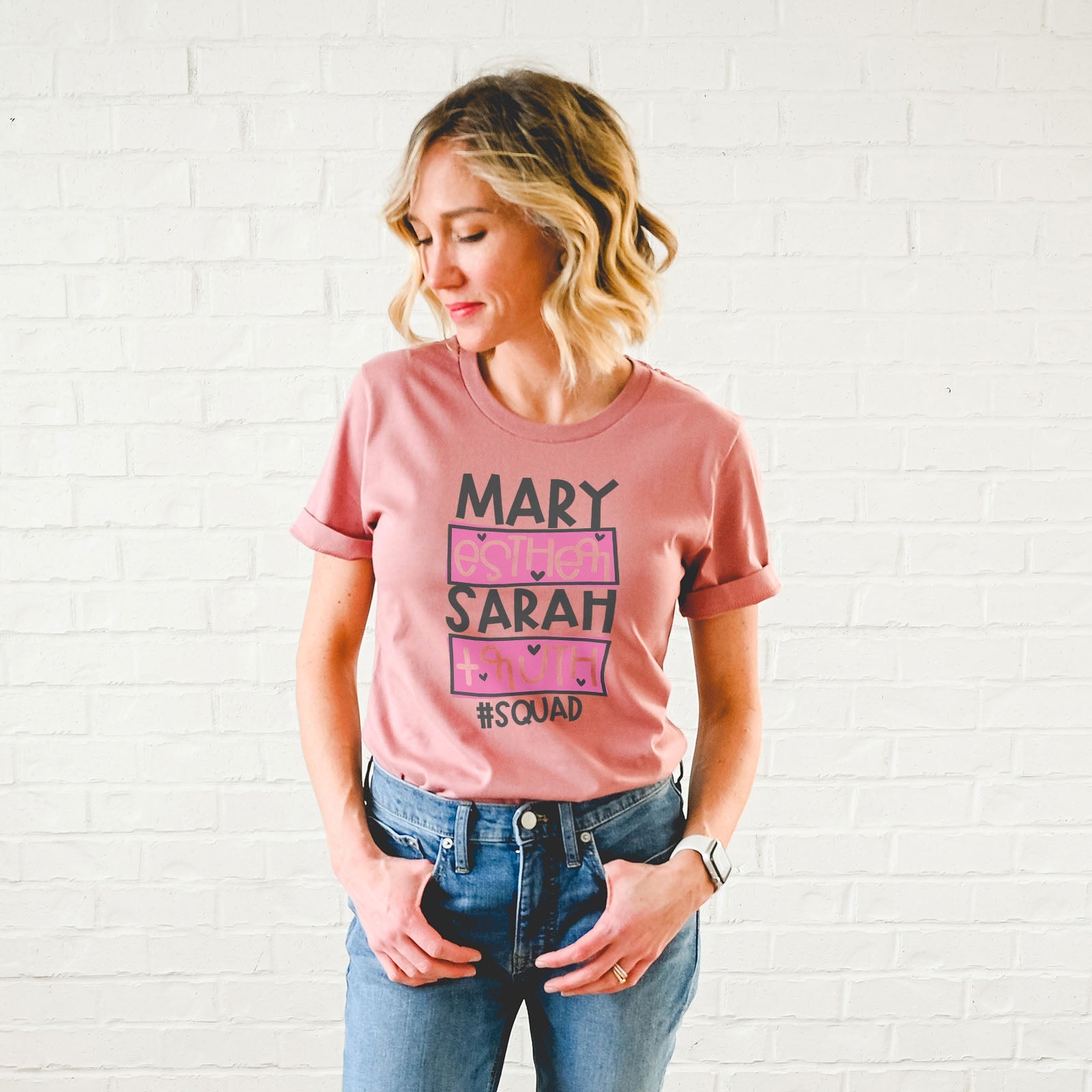 Mary Esther Sarah Ruth Tee Shirts For Women - Christian Shirts for Women - Religious Tee Shirts