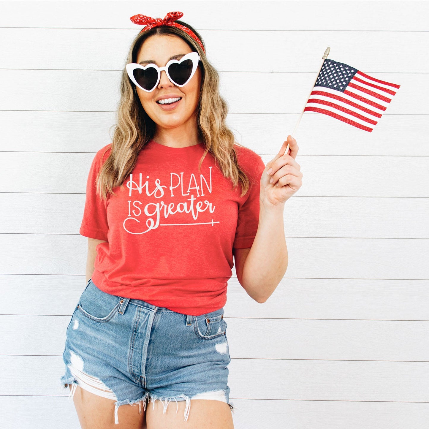 God is Greater Tee Shirts For Women - Christian Shirts for Women - Religious Tee Shirts