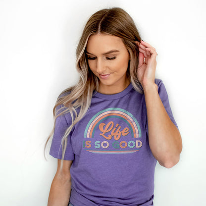 Life Is So Good Tee Shirts For Women - Christian Shirts for Women - Religious Tee Shirts