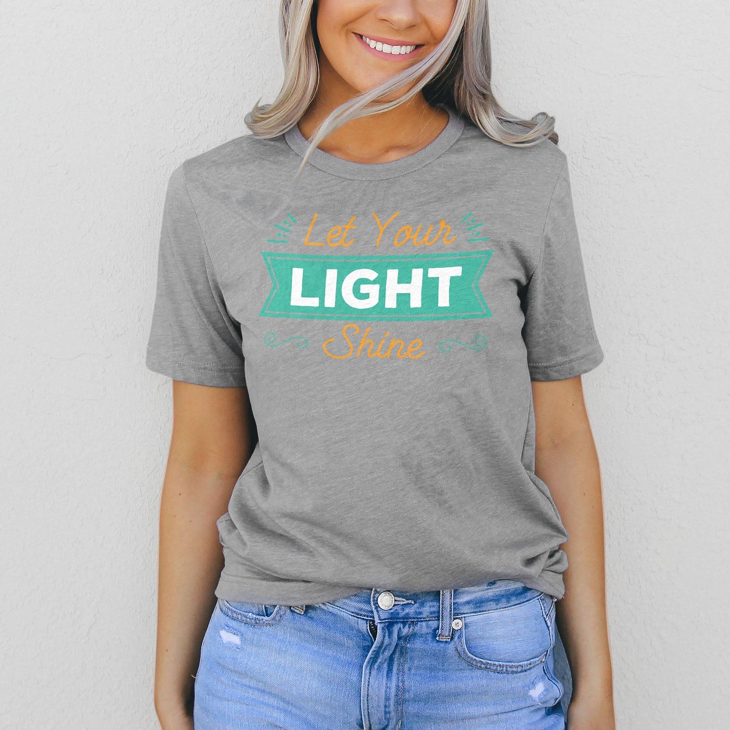 Let Your Light Shine Shirts For Women - Christian Shirts for Women - Religious Tee Shirts