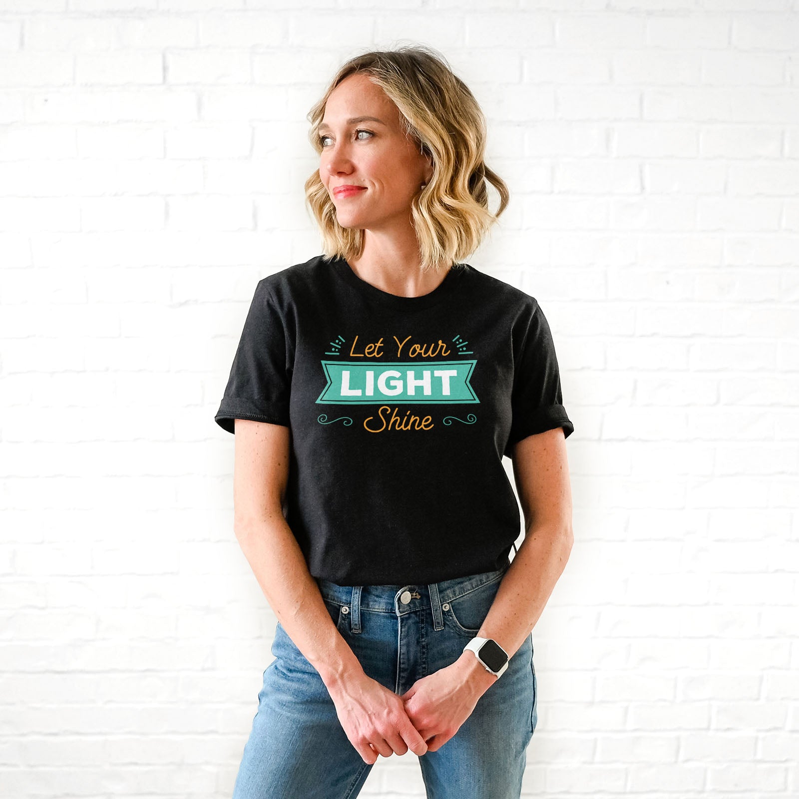 Let Your Light Shine Shirts For Women - Christian Shirts for Women - Religious Tee Shirts