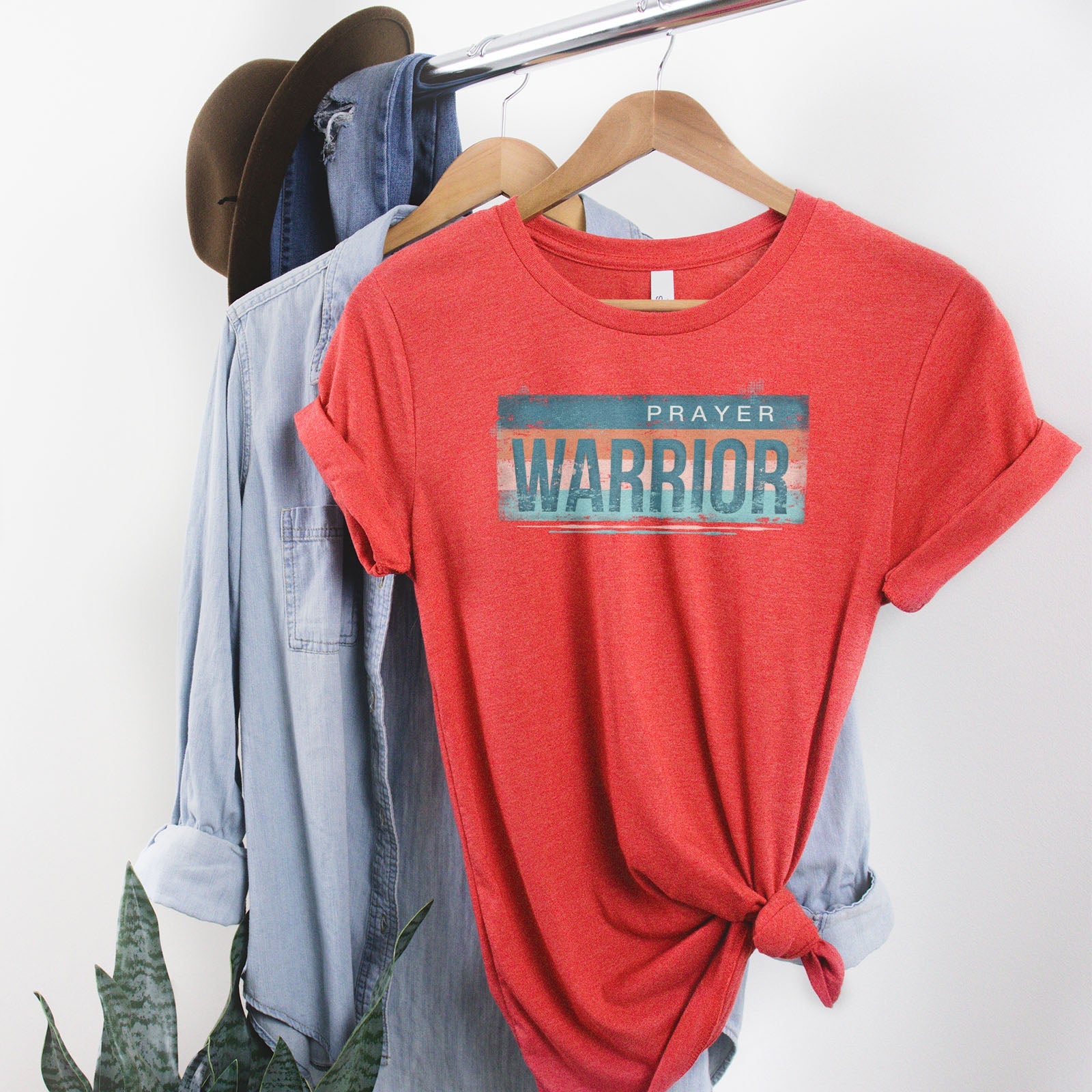 Prayer Warrior Tee Shirts For Women - Christian Shirts for Women - Religious Tee Shirts