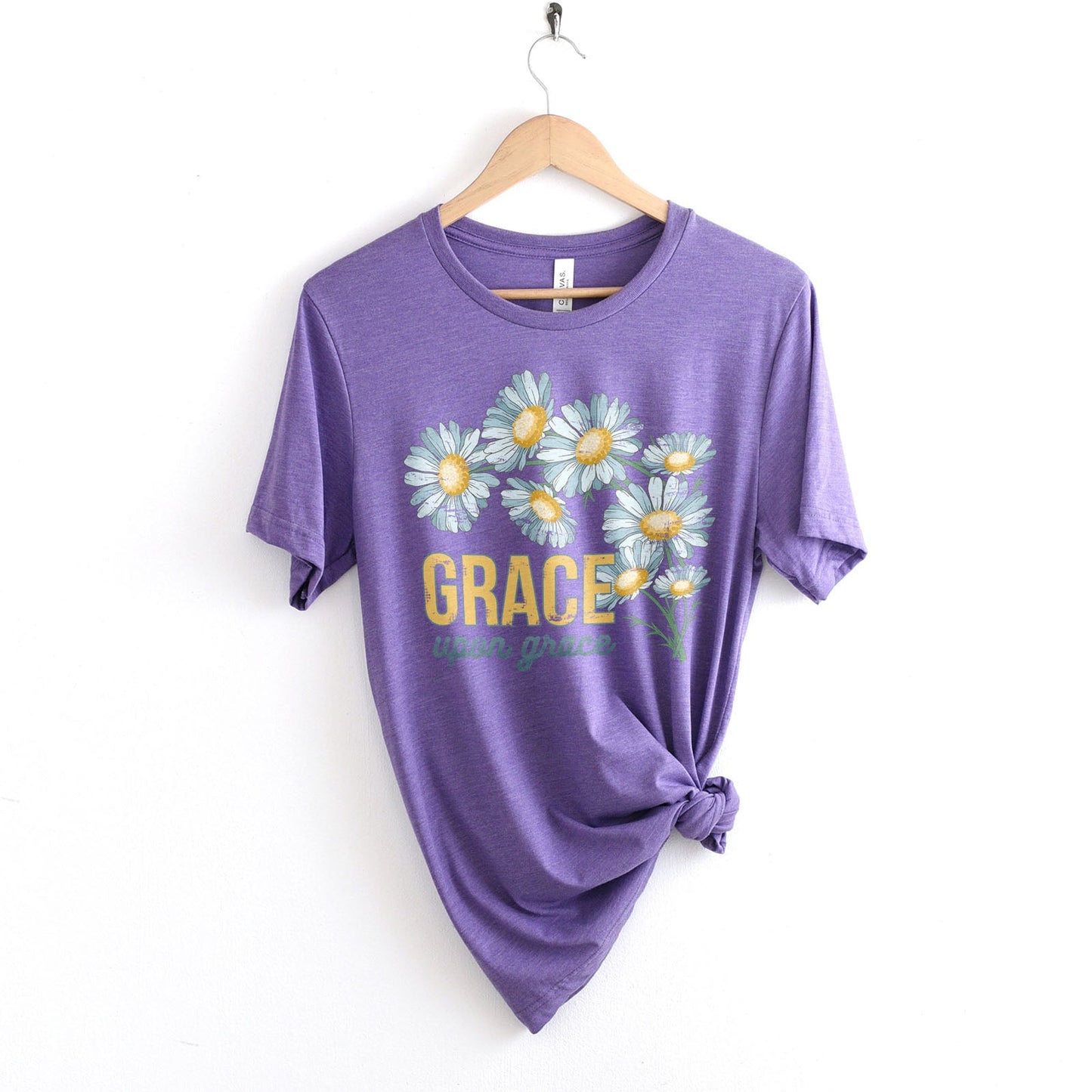 Grace Upon Grace Tee Shirts For Women - Christian Shirts for Women - Religious Tee Shirts