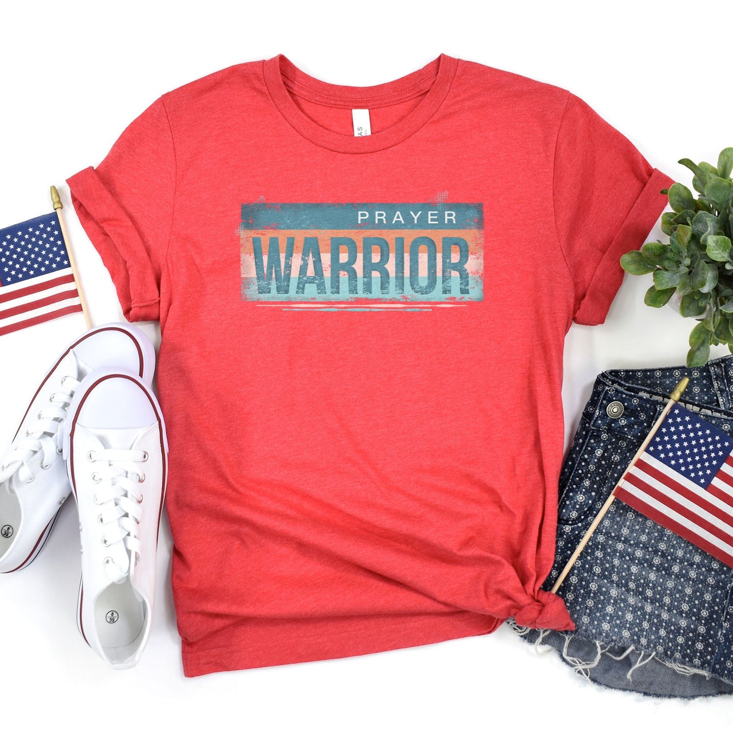 Prayer Warrior Tee Shirts For Women - Christian Shirts for Women - Religious Tee Shirts