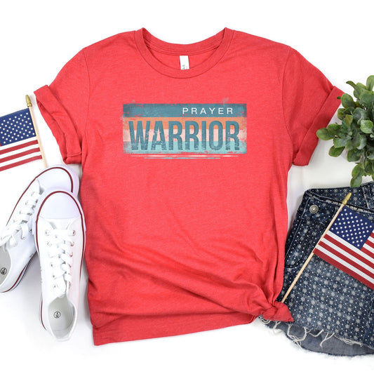 Prayer Warrior Tee Shirts For Women - Christian Shirts for Women - Religious Tee Shirts