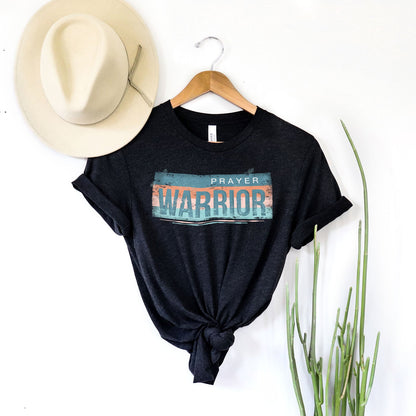 Prayer Warrior Tee Shirts For Women - Christian Shirts for Women - Religious Tee Shirts
