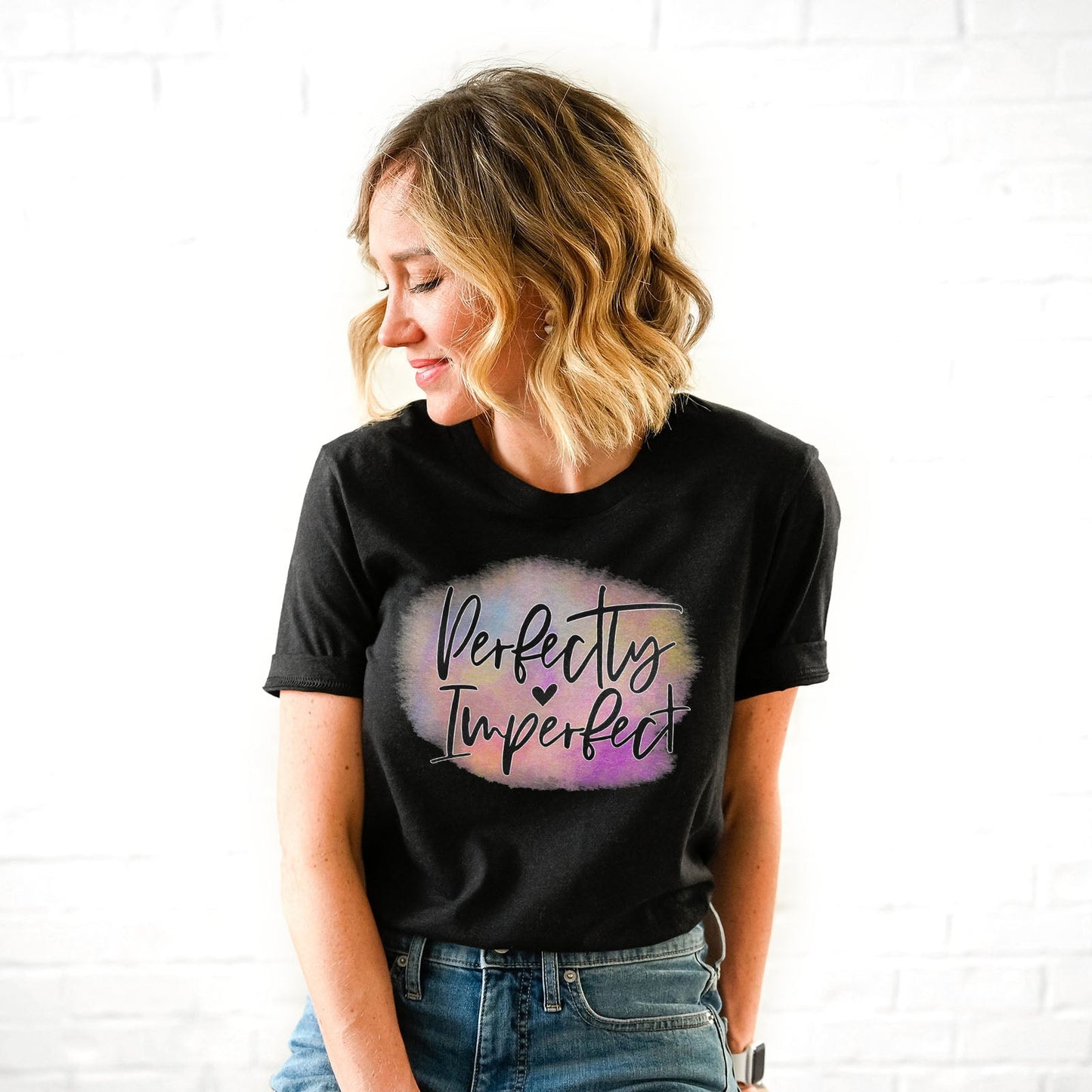 Perfectly Imperfect Tee Shirts For Women - Christian Shirts for Women - Religious Tee Shirts