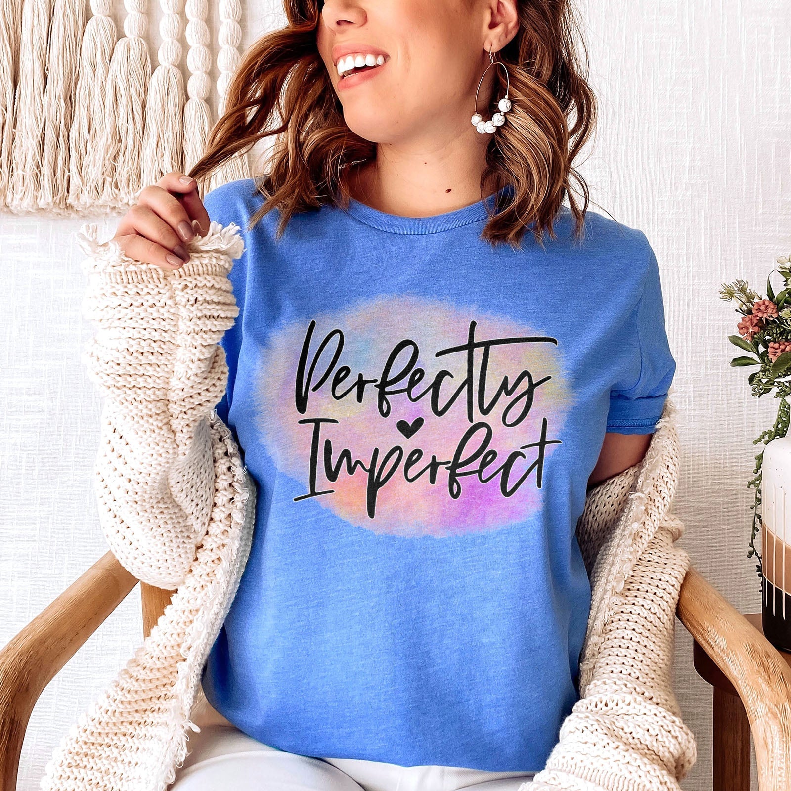 Perfectly Imperfect Tee Shirts For Women - Christian Shirts for Women - Religious Tee Shirts