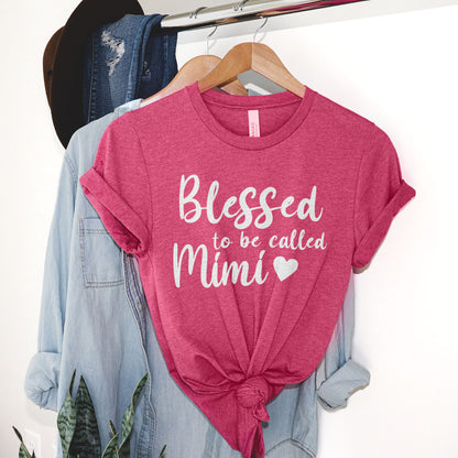 Blessed To Be Called Mimi Tee Shirts For Women - Christian Shirts for Women - Religious Tee Shirts