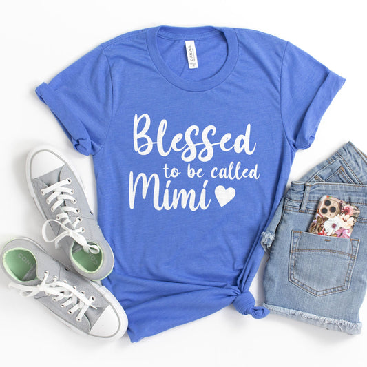Blessed To Be Called Mimi Tee Shirts For Women - Christian Shirts for Women - Religious Tee Shirts