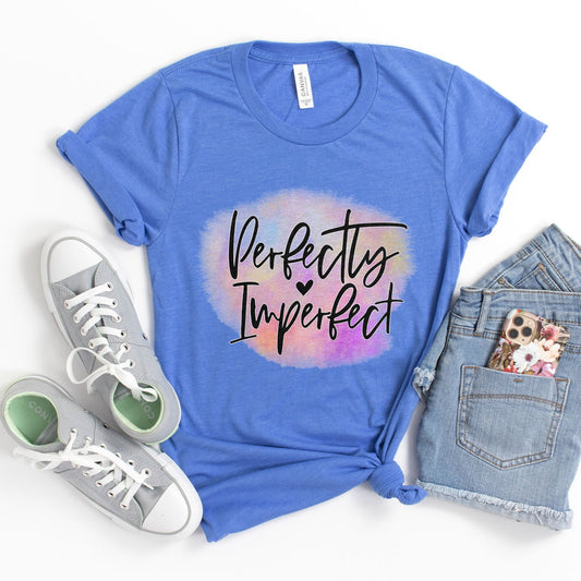 Perfectly Imperfect Tee Shirts For Women - Christian Shirts for Women - Religious Tee Shirts