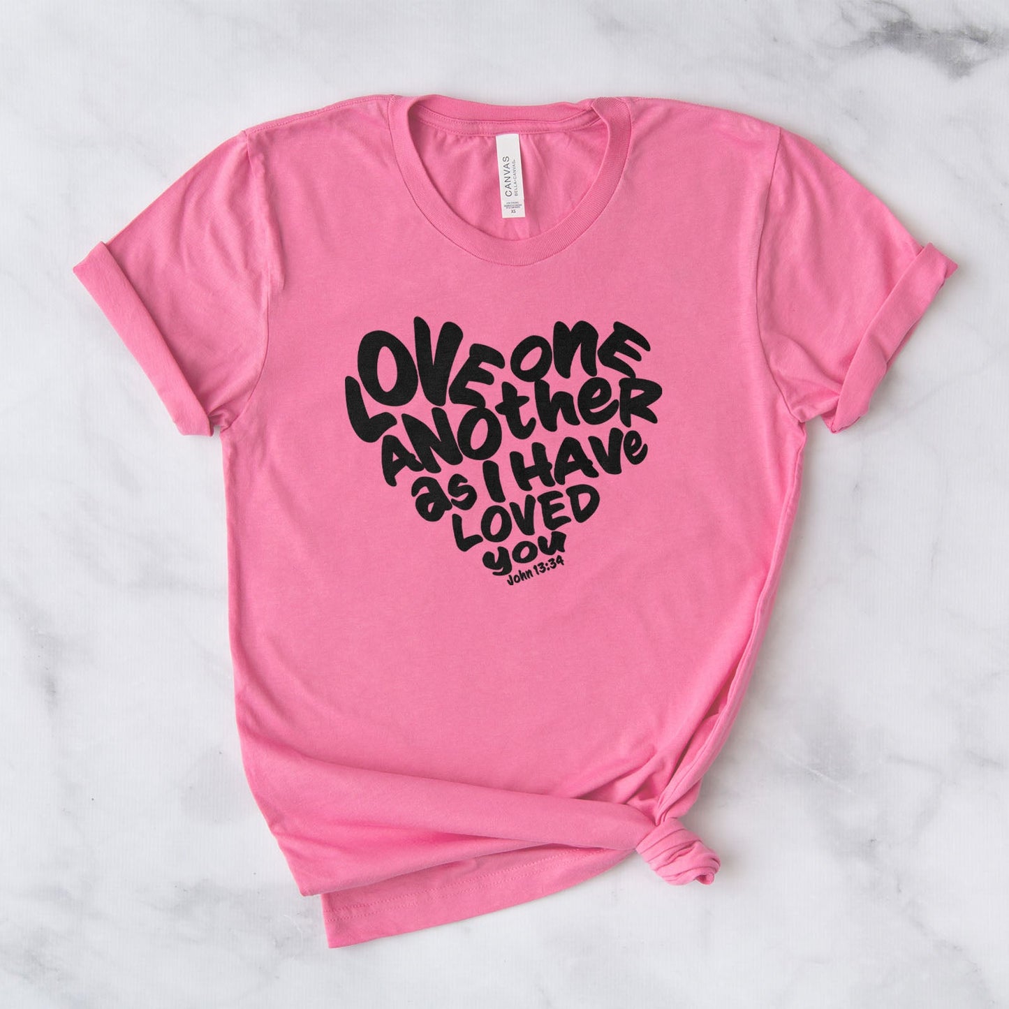 Love One Another Tee Shirts For Women - Christian Shirts for Women - Religious Tee Shirts