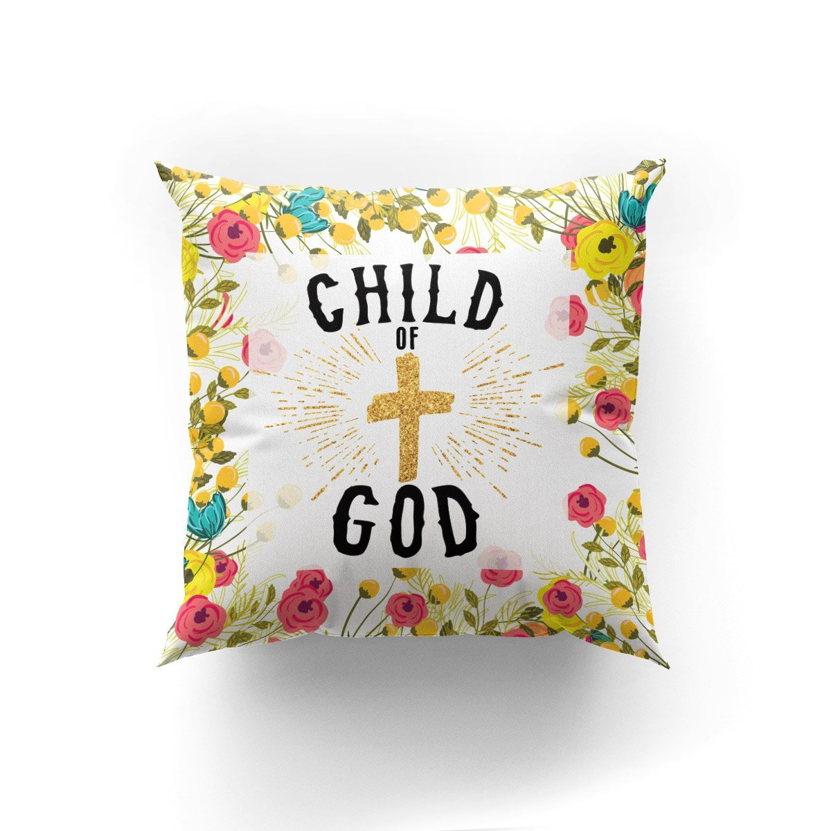 Beautiful Flower Pillowcase - Child Of God AA62 - 3