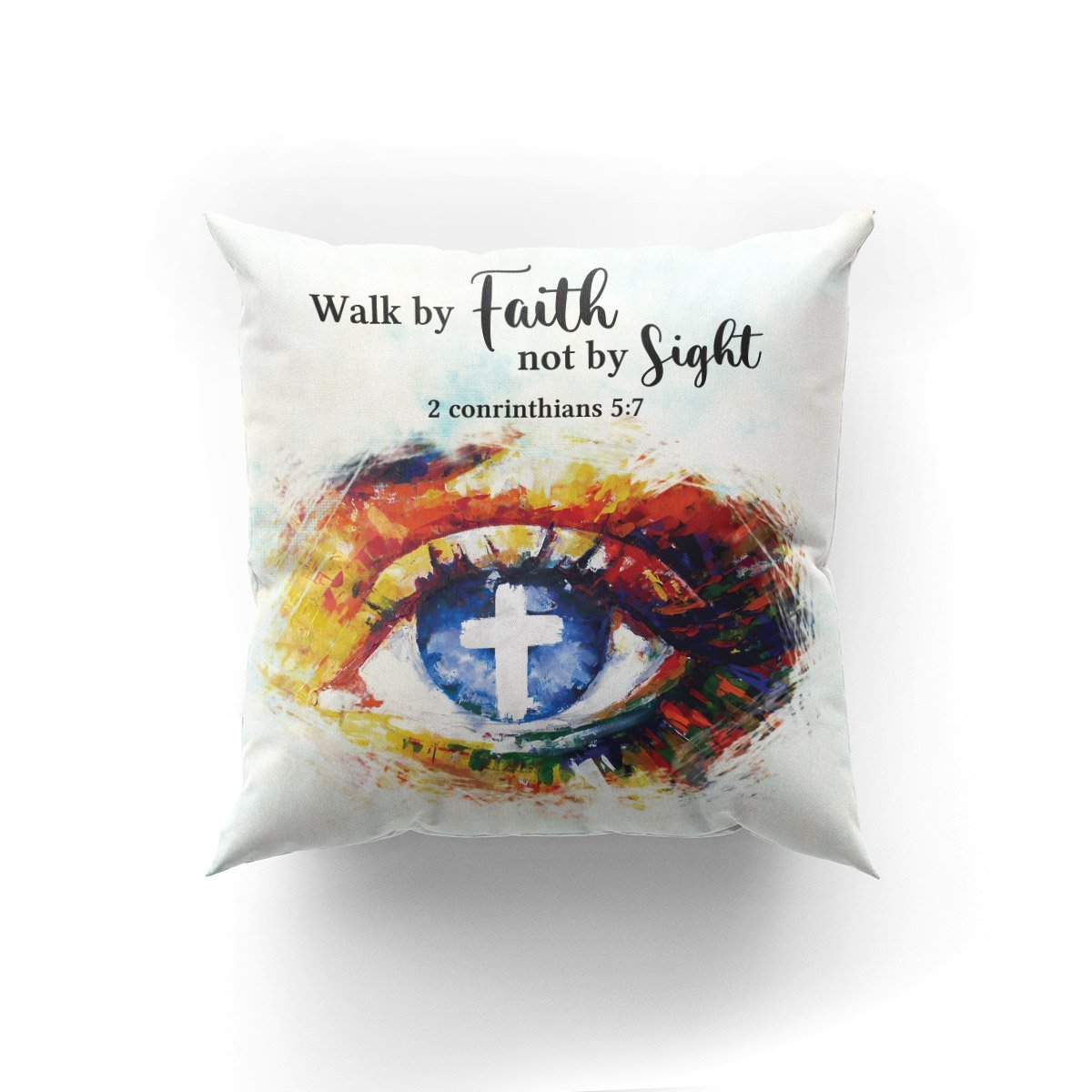 Unique Christian Pillowcase - Walk By Faith AA64 - 3