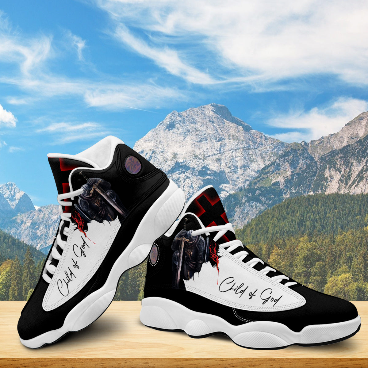 A Child Of God Jesus Basketball Shoes For Men Women - Christian Shoes - Jesus Shoes - Unisex Basketball Shoes