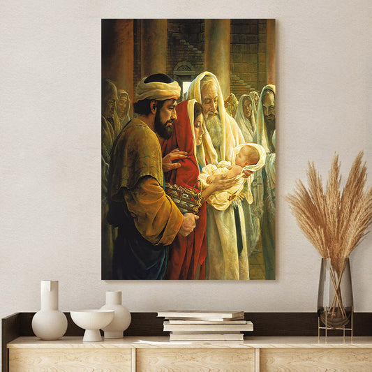 A Light To The Gentiles  Canvas Wall Art - Jesus Canvas Pictures - Christian Wall Art
