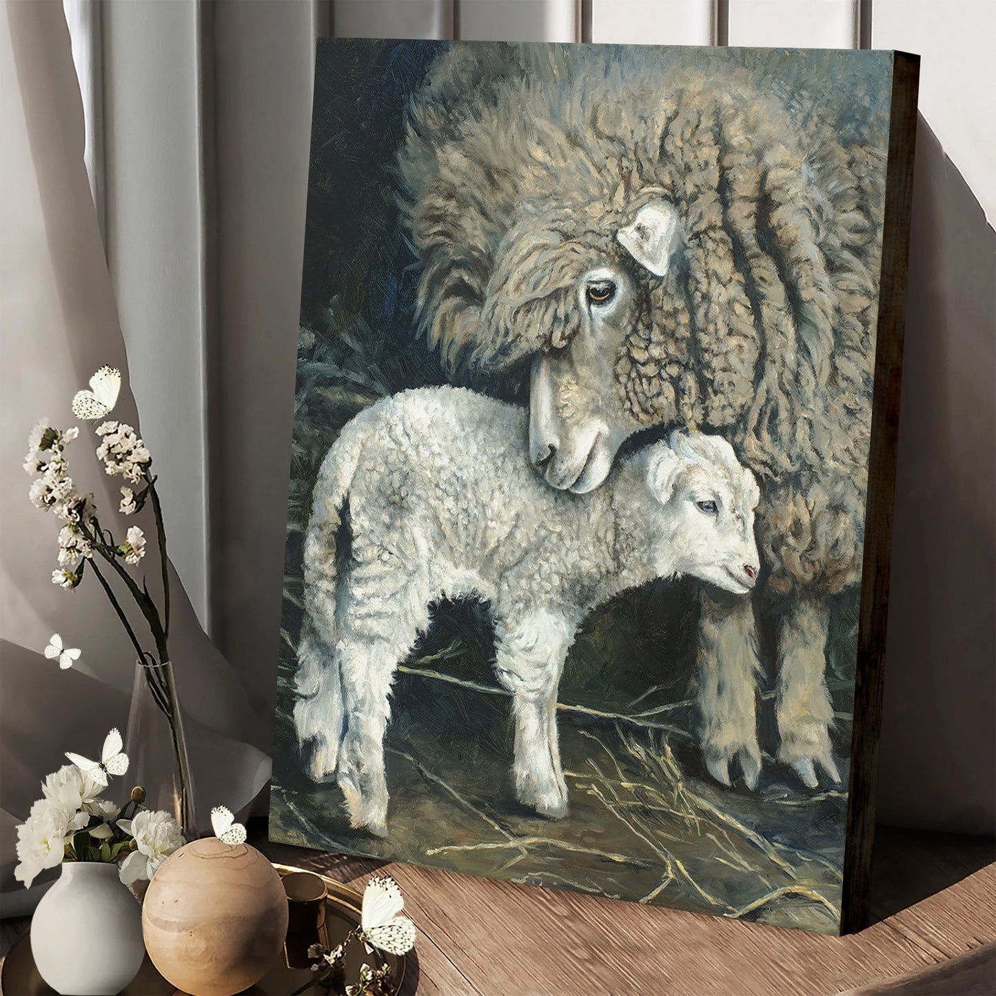 A Mother's Embrace Canvas Wall Art - Gift For Mom