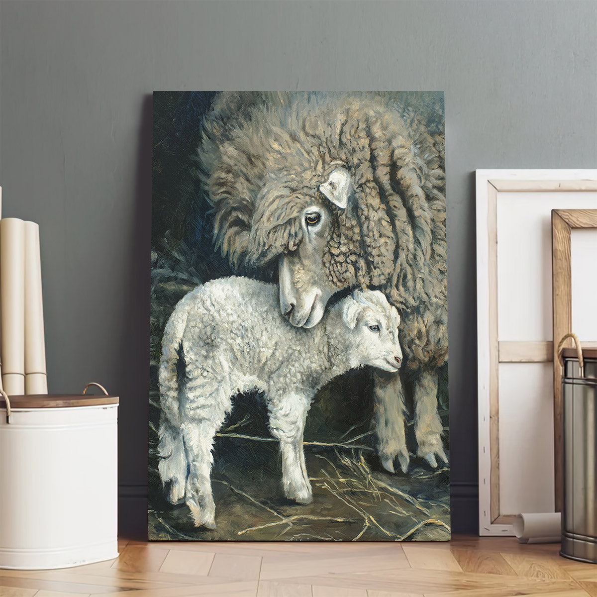 A Mother's Embrace Canvas Wall Art - Gift For Mom