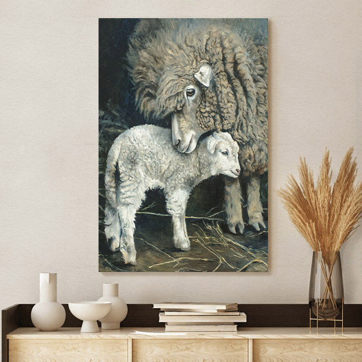 A Mother's Embrace Canvas Wall Art - Gift For Mom